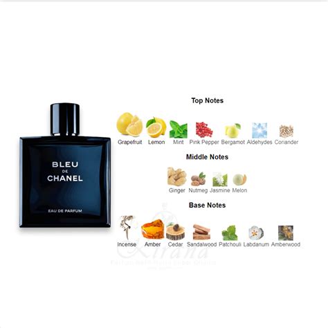 blue de chanel parfum notes|bleu Chanel eau toilette notes.